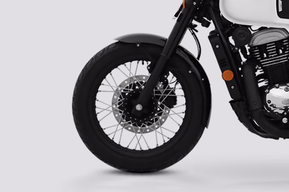 Jawa 42 Bobber Moonstone White Alloy Wheel