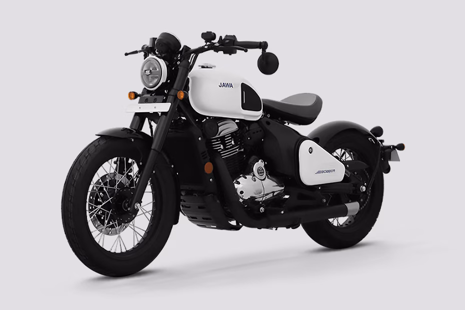 Jawa 42 Bobber Moonstone White Alloy Wheel