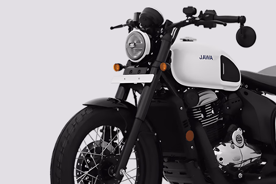 Jawa 42 Bobber Moonstone White Alloy Wheel