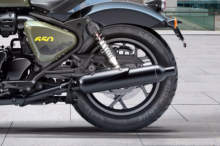 Royal Enfield Shotgun 650 Plasma Blue and Drill Green