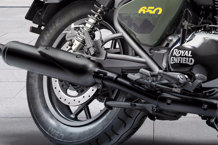 Royal Enfield Shotgun 650 Plasma Blue and Drill Green