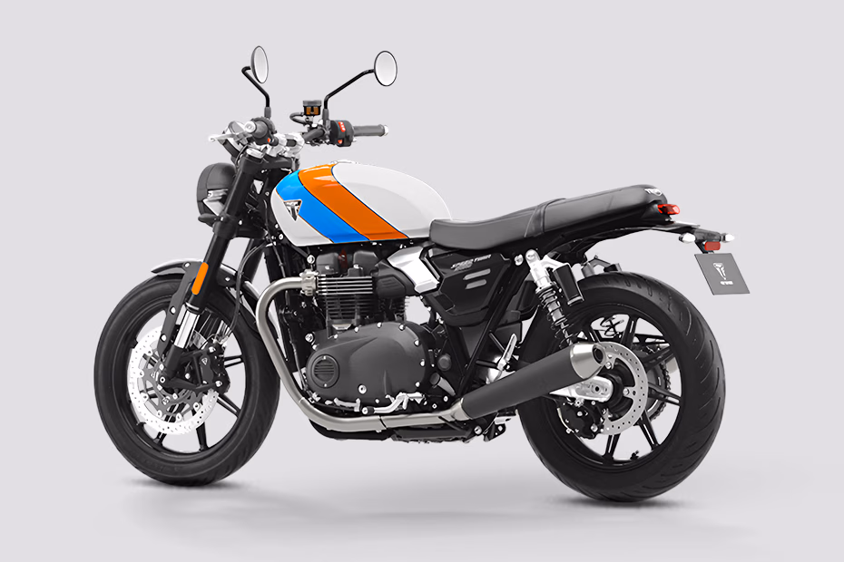 Triumph Speed Twin 900 Pure White Maui Blue Tangerine Orange