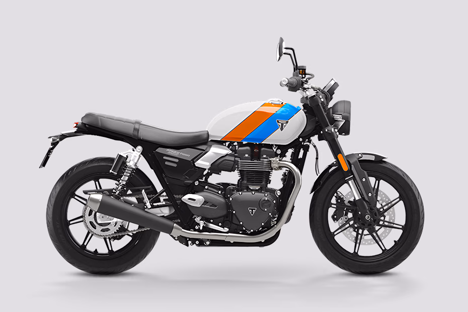 Triumph Speed Twin 900 Pure White Maui Blue Tangerine Orange