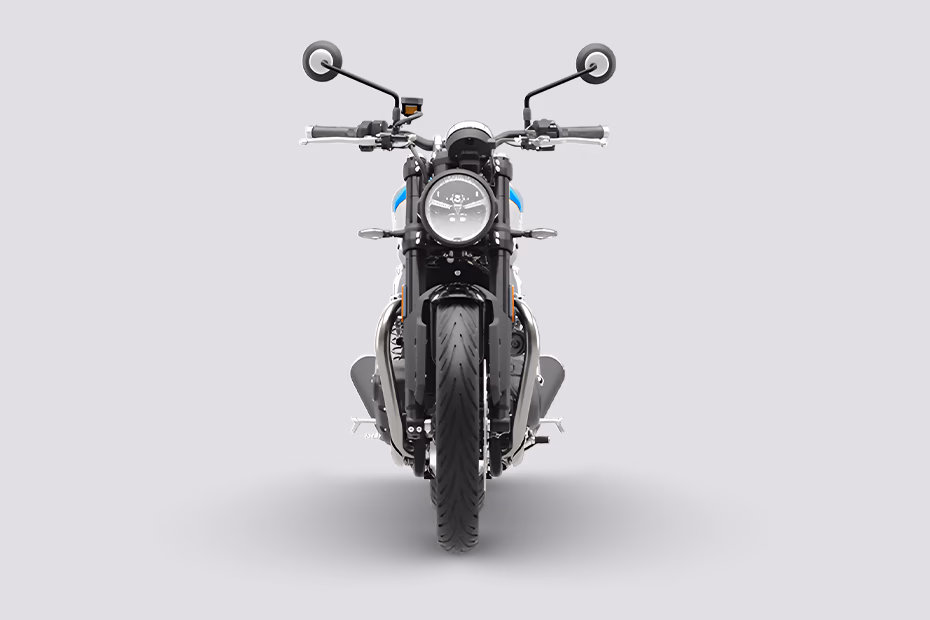 Triumph Speed Twin 900 Pure White Maui Blue Tangerine Orange
