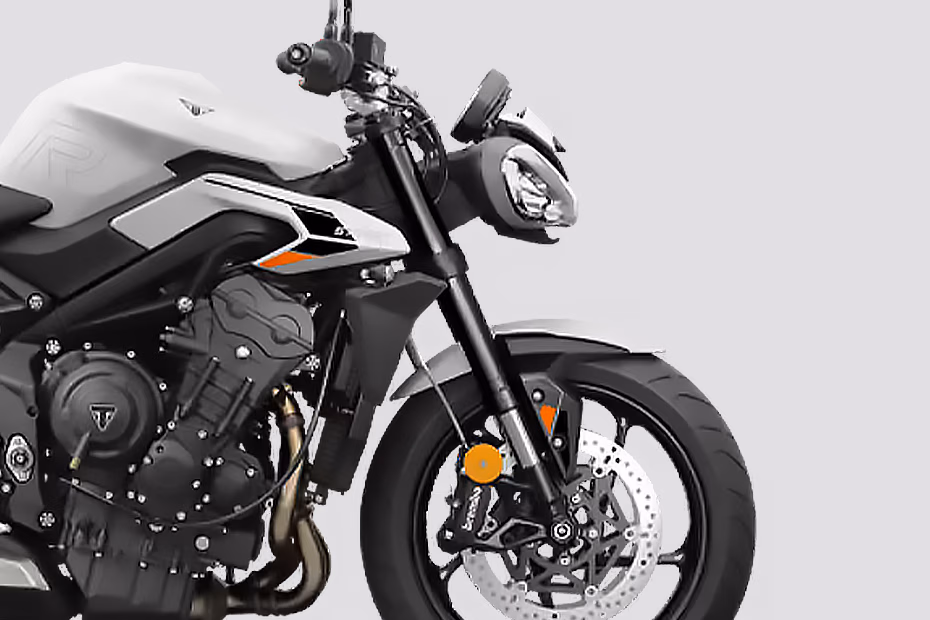 Triumph Street Triple R Silver Ice and Pure White