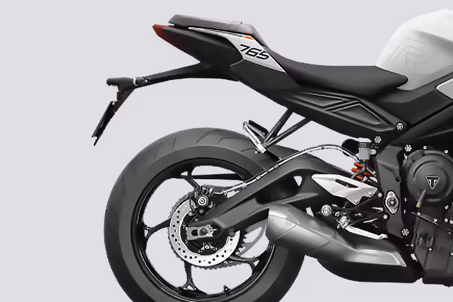 Triumph Street Triple R Silver Ice and Pure White