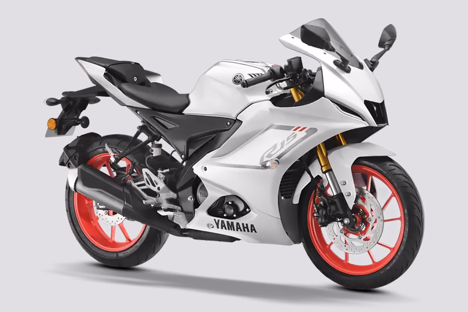 Yamaha R15 V4 Intensity White Without Quickshifter