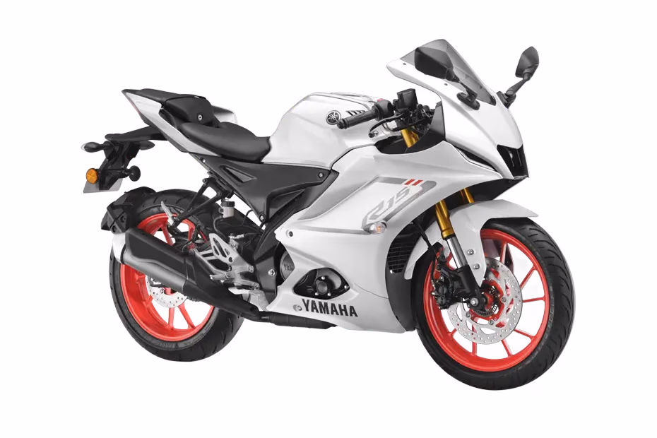 Yamaha R15 V4 Intensity White Without Quickshifter